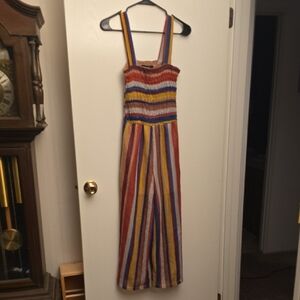 Sweet Rain Striped Sleeveless Jumpsuit